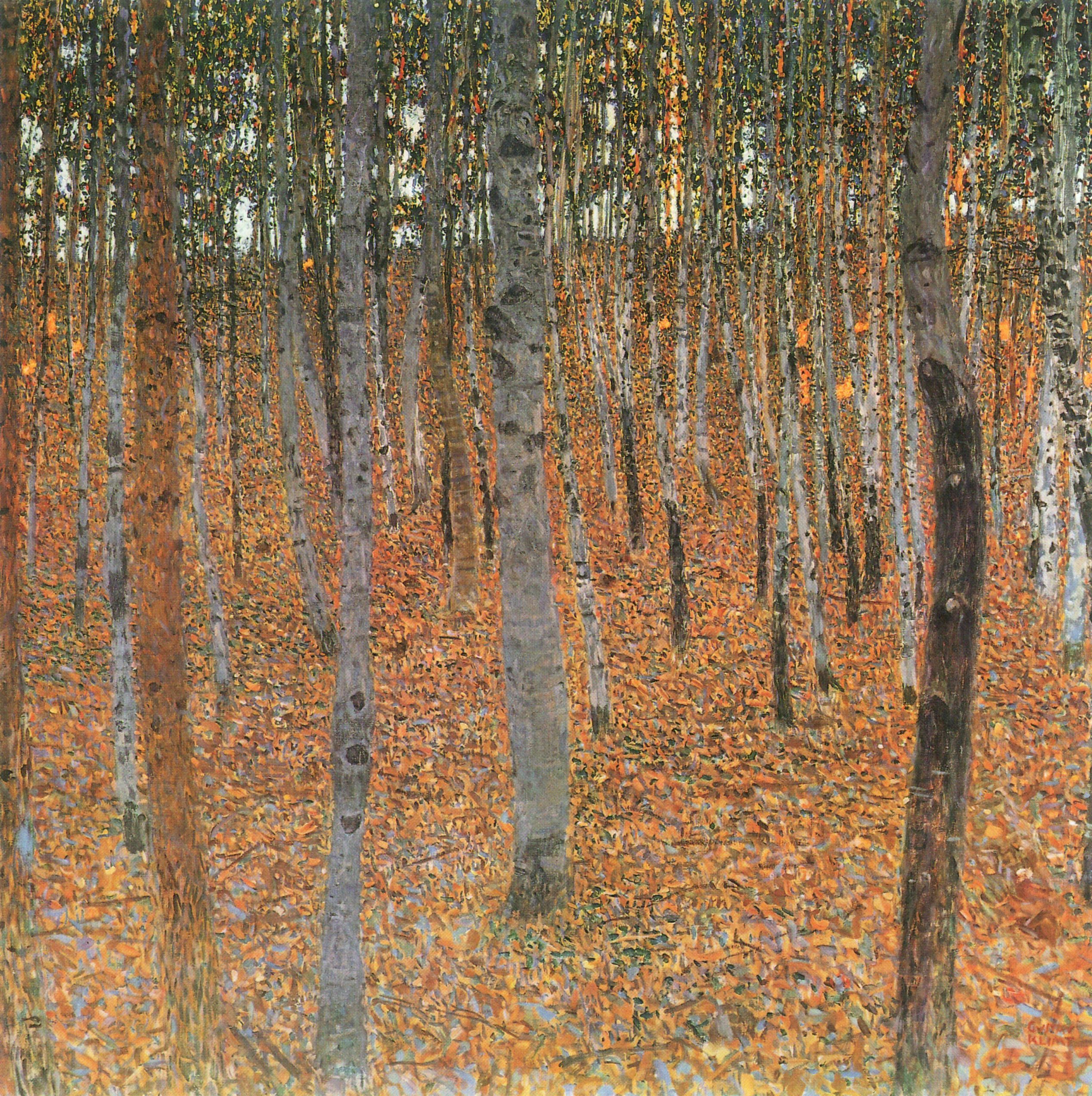 Gustav Klimt - Beech Grove 1902